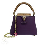 Louis Vuitton | Capucines Purple Taurillon Leather Bag – product image 1