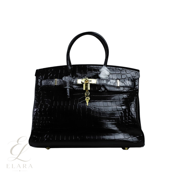 Hermès | Birkin 35 Porosus Crocodile Bag – Black