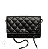 Chanel | Classic On Chain Black Leather Wallet – product image 2