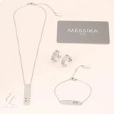 Messika | Move Uno Pavé Vertical White Gold Full Diamonds Jewelry – product image 4