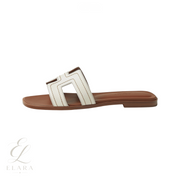 Hermès | Oran Slides – White – product image 1