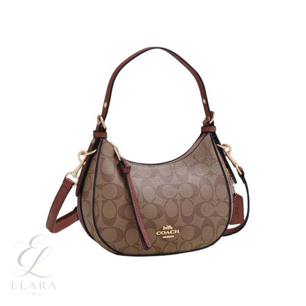 Coach | Kleo Hobo Signature Canvas Mocha Sand Bag