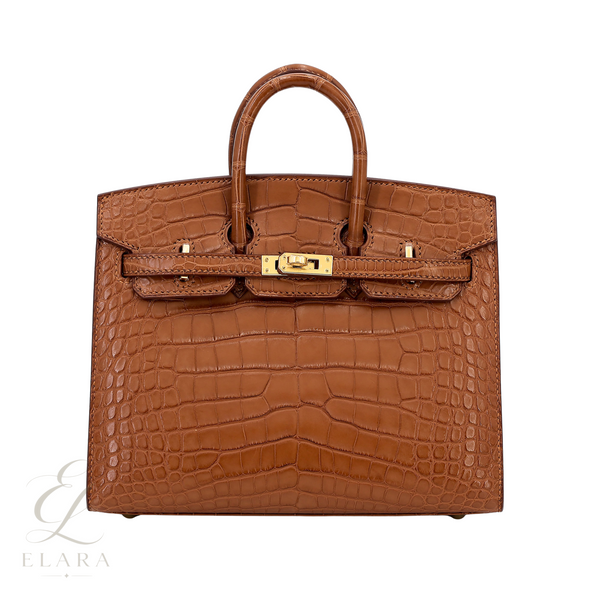 Hermès | Birkin 25 Rich Brown Crocodile Bag