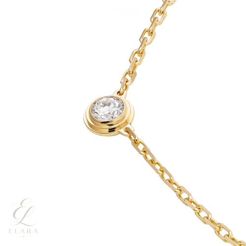 Cartier | d’Amour Pendant 18K-Gold Necklace Single Round Brilliant Cut-Diamond – product image 2