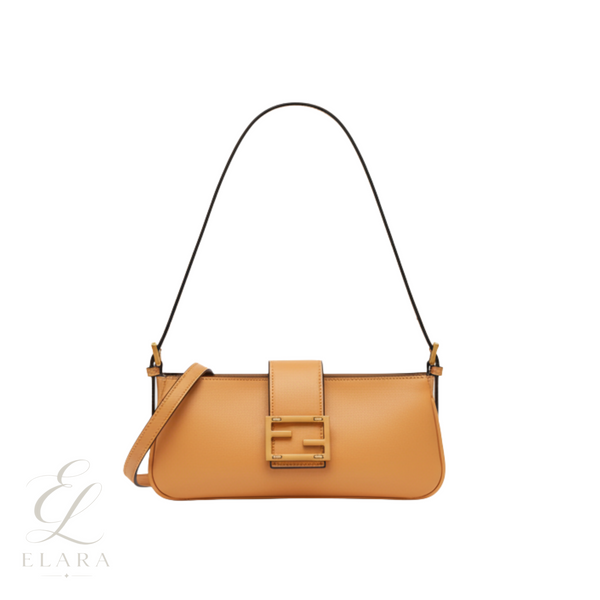 Fendi | Shoulder Leather Bag – Orange