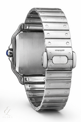 Cartier | Santos de Steel Blue Dial Watch – product image 3