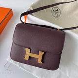 Hermès | Constance 18 Trench Bag – Burgundy – product image 4