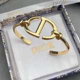 Dior | CD Navy Cuff Bracelet Gold – product image 4