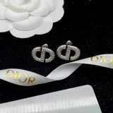 Dior | Crystal Stud Earring Silver – product image 4