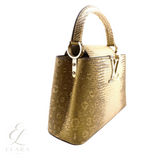 Louis Vuitton | Capucines Gold-Colored Snakeskin Bag – product image 3