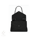Saint Laurent | Loulou Grey Bag – Black – product image 2