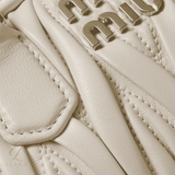 Miu Miu | Arcadie Matelassé Nappa Leather Mini Bag – White – product image 5