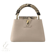 Louis Vuitton | Capucines BB Galet Grey Taurillon Leather Bag – product image 1