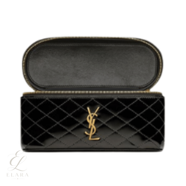 Saint Laurent | Gaby Vanity Black Patent Leather Bag