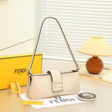 Fendi | Baby B. Selleria Calfskin Bag – Beige – product image 4