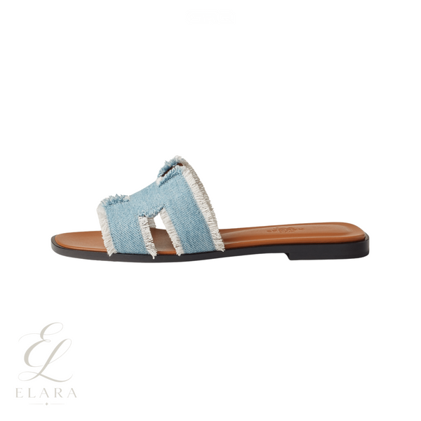 Hermès | Oran Slides – Bleu Clair