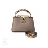 Louis Vuitton | Capucines Steeple Grey Python Bag – product image 1