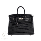 Hermès | Birkin 35 Crocodile Silver Lock Bag – product image 1