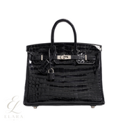 Hermès | Birkin 35 Crocodile Silver Lock Bag – product image 1