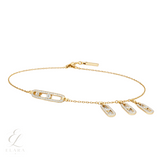 Messika | Uno Drop Pendant Yellow Gold Diamonds – product image 2
