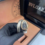 Bvlgari | Serpenti Tubogas Two-Tone Black Dial Watch – product image 4