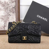Chanel | Camellia Flap Bag – Black – product image 4