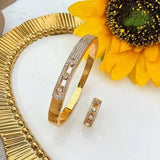 Messika | Move Noa Pavé Bangle Ring Set White Gold Diamonds – product image 5