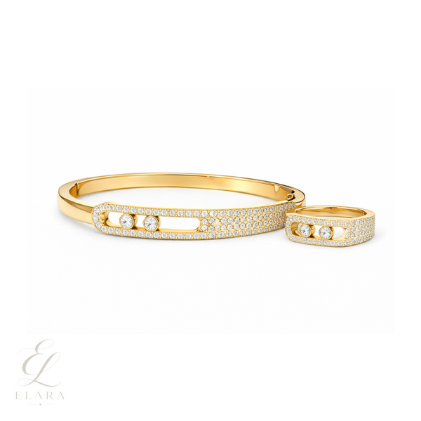 Messika | Bangle Set White Gold Diamonds