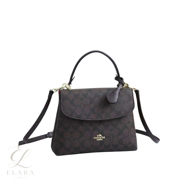 Coach | Emory Top Handle Pebble Choclate Bag