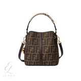 Fendi | Boston 365 Medium Brown Bag – Black