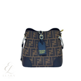 Fendi | Zuchino Canvas Bucket Bag – Blue – product image 1