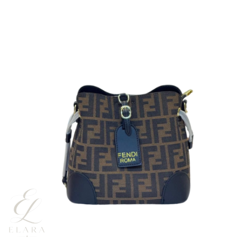 Fendi | Zuchino Canvas Bucket Bag – Blue