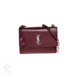Saint Laurent | Sunset Medium Bag – Burgundy – product image 1