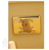 Chanel | Small Matelasse Hobo Light Yellow Lambskin Bag – product image 3