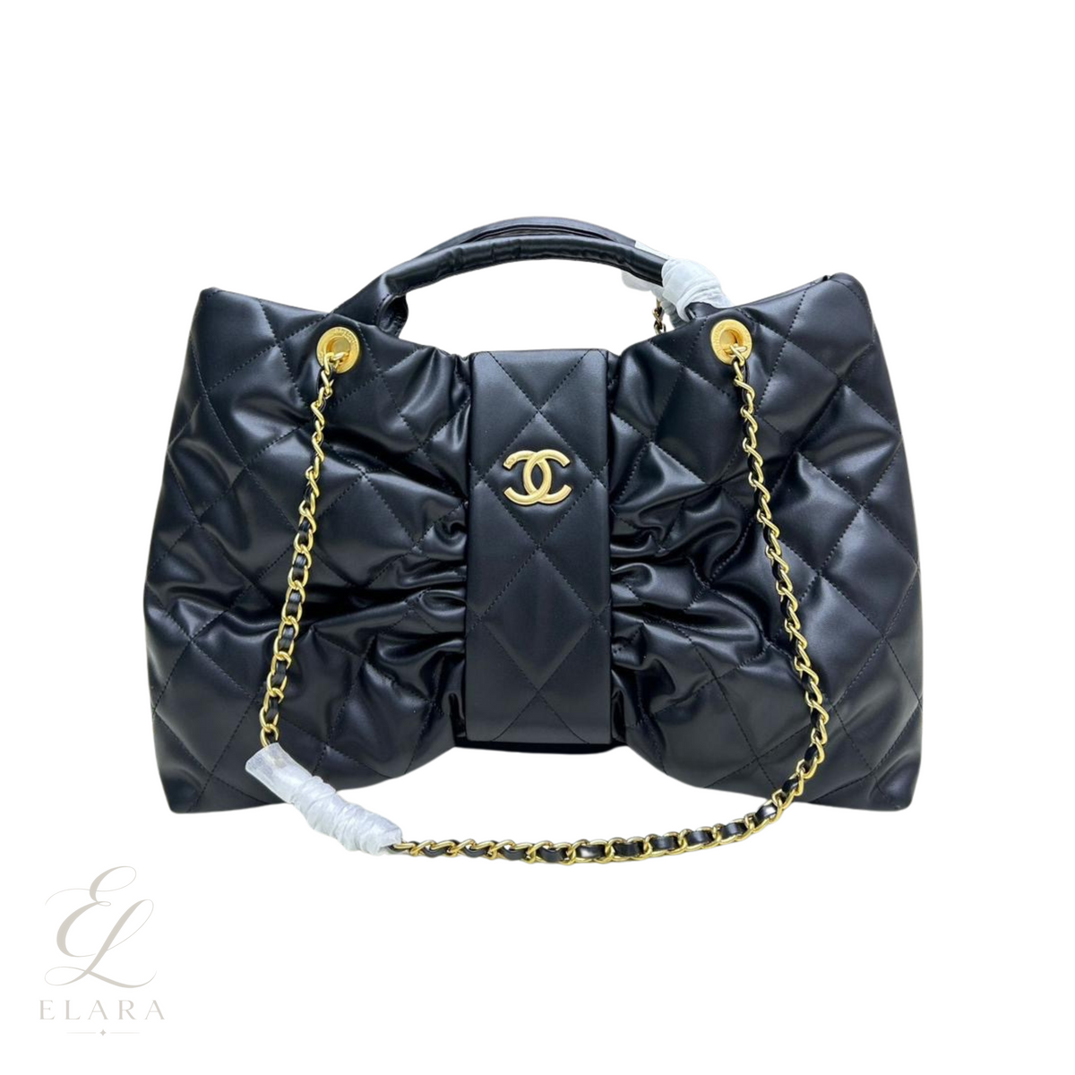 Chanel | Bow Black Lambskin Bag – product image 1