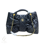 Chanel | Bow Black Lambskin Bag – product image 1