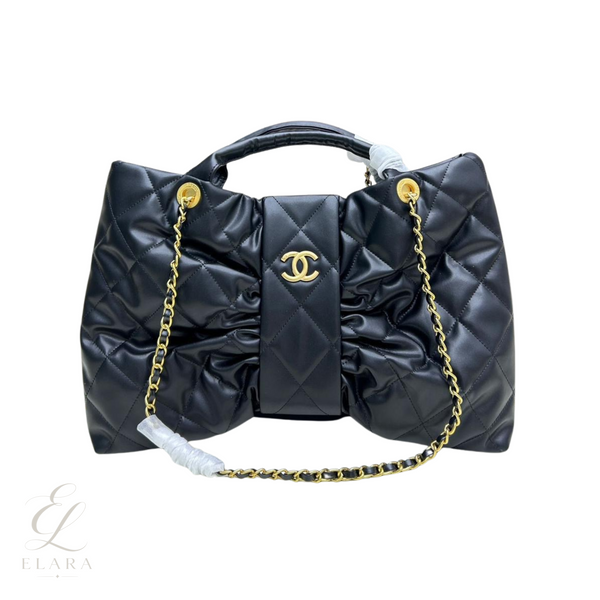 Chanel | Bow Black Lambskin Bag