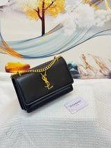 Saint Laurent | Sunset Medium Black Bag – Gold – product image 4