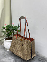 Coach | Willow Tote Signature Canvas Tan Rust Bag – product image 4