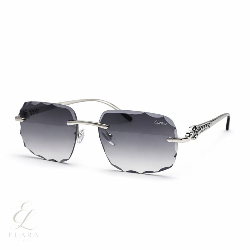 Cartier | Chic Black Aviator Sunglasses – product image 1