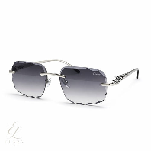 Cartier | Chic Black Aviator Sunglasses – product image 1