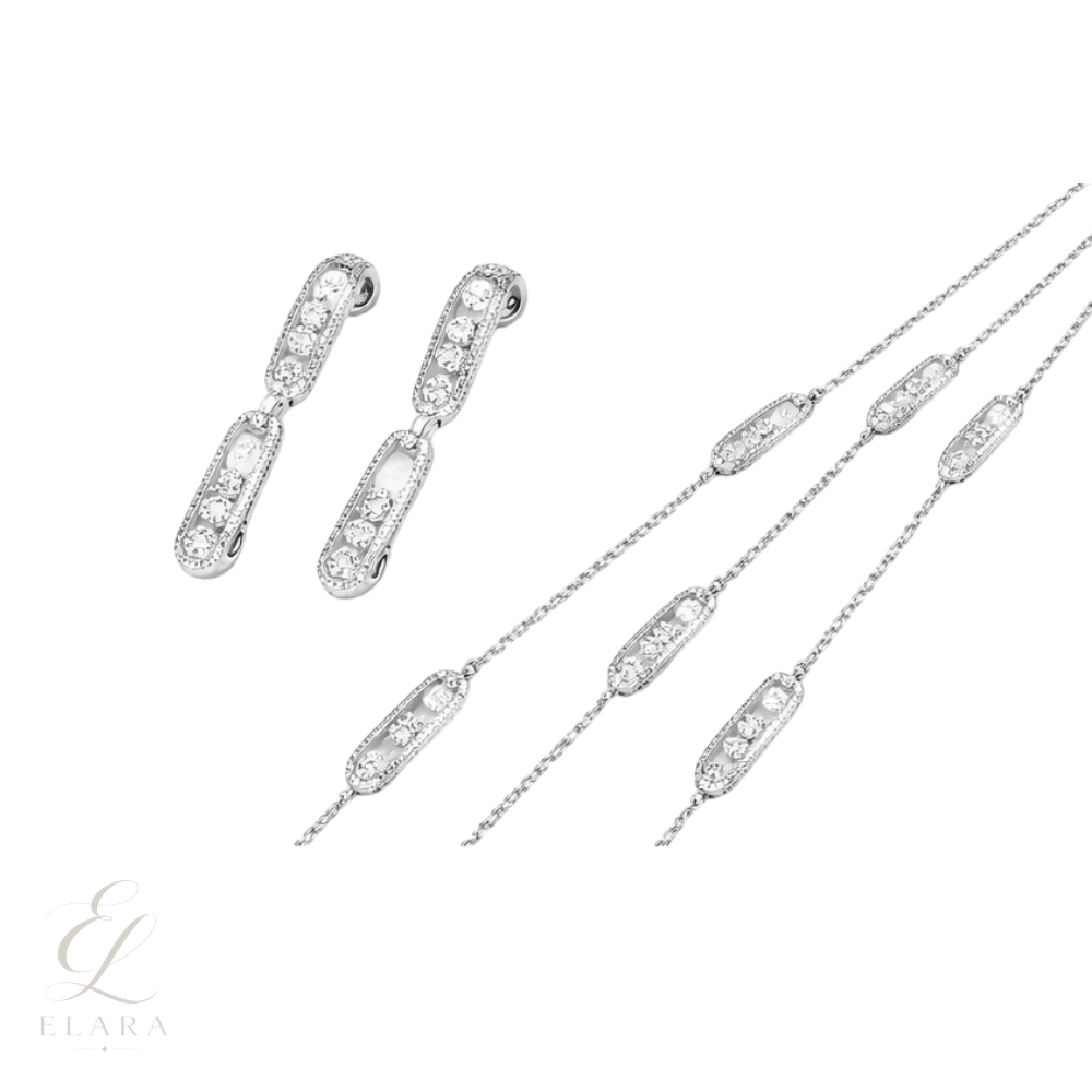 Messika | Romane Large Set White Gold Diamonds Jewelry – product image 1