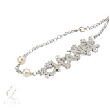 Chanel | Pearl Strand With Integrated Crystal-Encrusted Logo Jewelry – product image 2