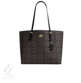 Coach | Mollie Tote Signature Canvas Bag – Black, Brown – product image 1
