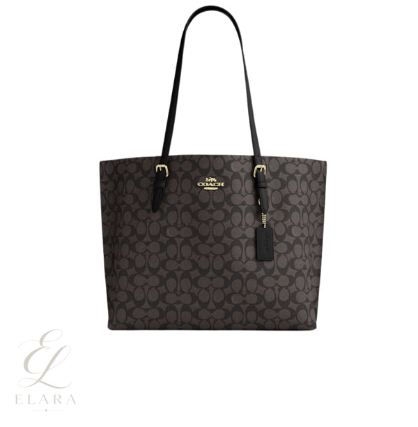 Coach | Mollie Tote Signature Canvas Bag – Black, Brown