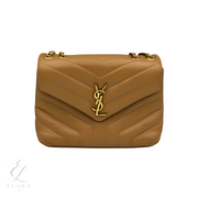 Saint Laurent | Loulou Matelassé Cheddar Leather Bag – product image 1