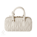 Miu Miu | Arcadie Matelassé Nappa Leather Mini Bag – White – product image 2