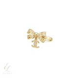 Chanel | Bow CC Logo Crystal Set Jewelry – product image 3