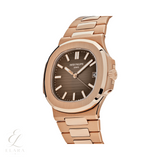 Patek Philippe | Nautilus Rose Gold Brown Dial Watch – product image 4