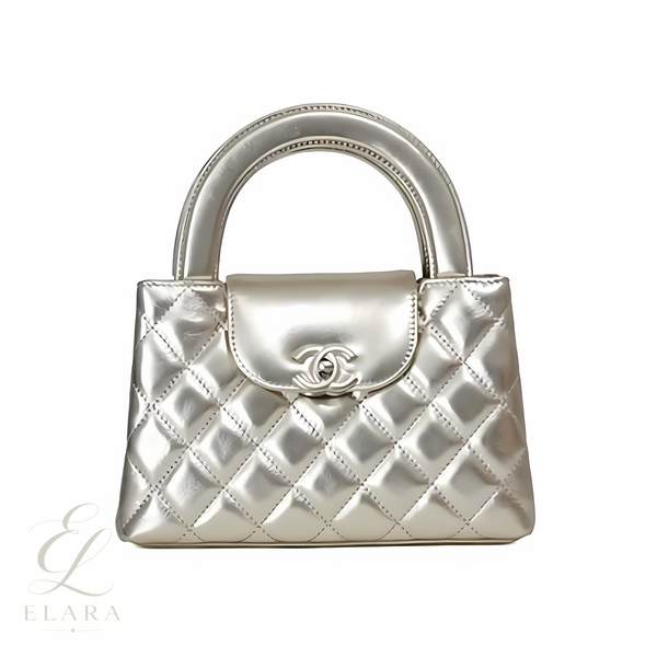 Chanel | Kelly Silver Mirrored Calfskin Bag